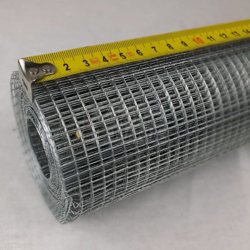 Horganyzott kalitka drótháló, kalitka rács 6,4 x 6,4mm, 1m x 25m