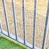Ponthegesztett kalitka háló, kalitka rács 19x19mm, zöld 1m x 25 m