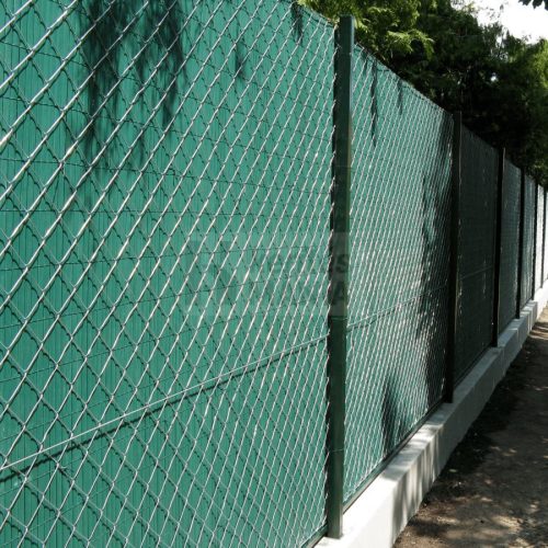 Ovális műanyag nádszövet kerítés zöld , 1,5 m x 3m