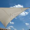 SUN-NET KIT POLYESTER háromszögletű  árnyékoló napvitorla  bézs 5 x 5 x 5