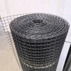 Kerti térelválasztó műanyag négyszögletes rács 20 x 20 mm 1m x 25m fekete