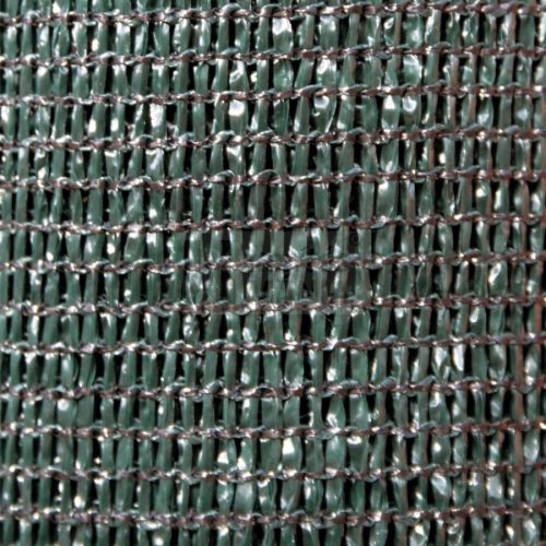 RECYNET - szőtt árnyékoló háló  gomblyukakkal 2 x 10 m sötétzöld színű, 120  g/m2