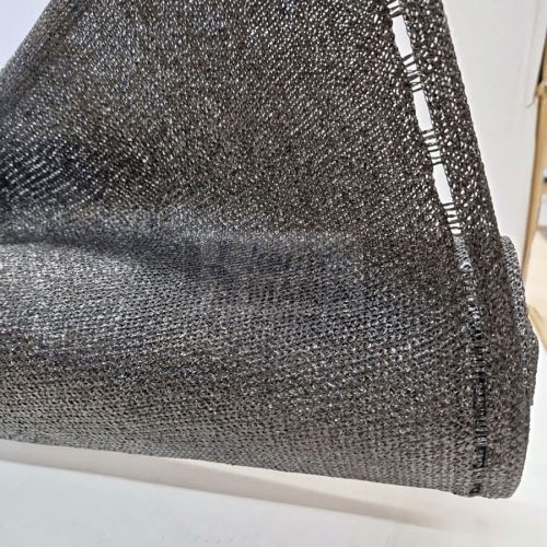 Szürke belátásgátló, árnyékoló háló kerítésre,  1 x 5 m - RECYNET PLUS