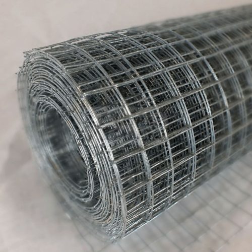 Horganyzott kalitka drótháló, kalitka rács 19 x 19 mm,  huzal 1mm