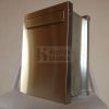 Alfa Falba építhető rozsdamentes postaláda inox 200 - 310 mm