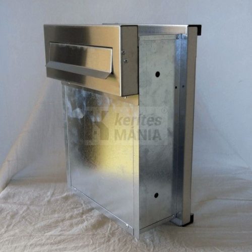 Béta oszlopba építhető rozsdamentes postaláda inox 200 - 310 mm
