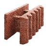 Fabeton zajvédő fal építő zsalu elem 30 cm vastag barna