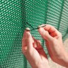 Pvc bevonatú acéloszlop műanyag rácshoz, zöld 120 cm hosszú