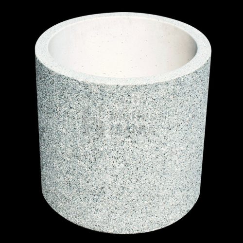 Beton virágtartó dézsa 50 x 50 cm, Berlin , finommosott felülettel