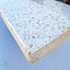 Vasalt műkő fedlap 5-7 cm vastag, vízorral 20 cm szélességig fehér