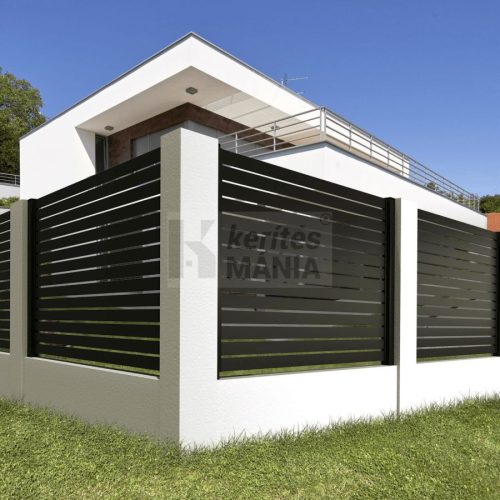 Indiana modern kerítéselem 74 cm magas, antracit