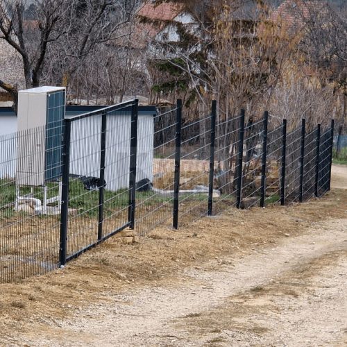 2D Kerítés tábla,  huzal 8-6-8mm, 223 cm magas,  ral 7016 antracit szürke