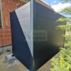 Lyonce zajvédő kerítéspanel 120 cm magas,  grafitszürke