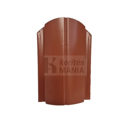 Lemez kerítésléc íves rézsbarna